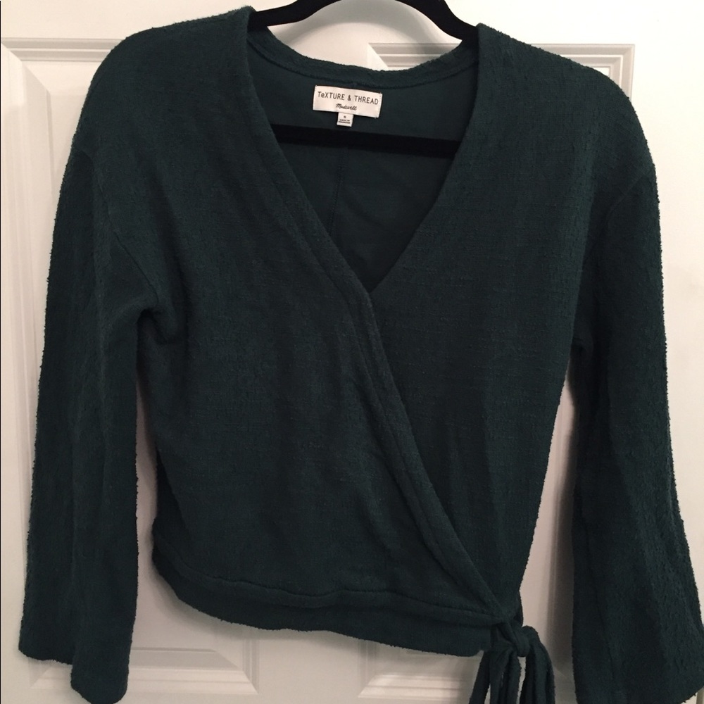 Madewell Texture & Thread Wrap Shirt